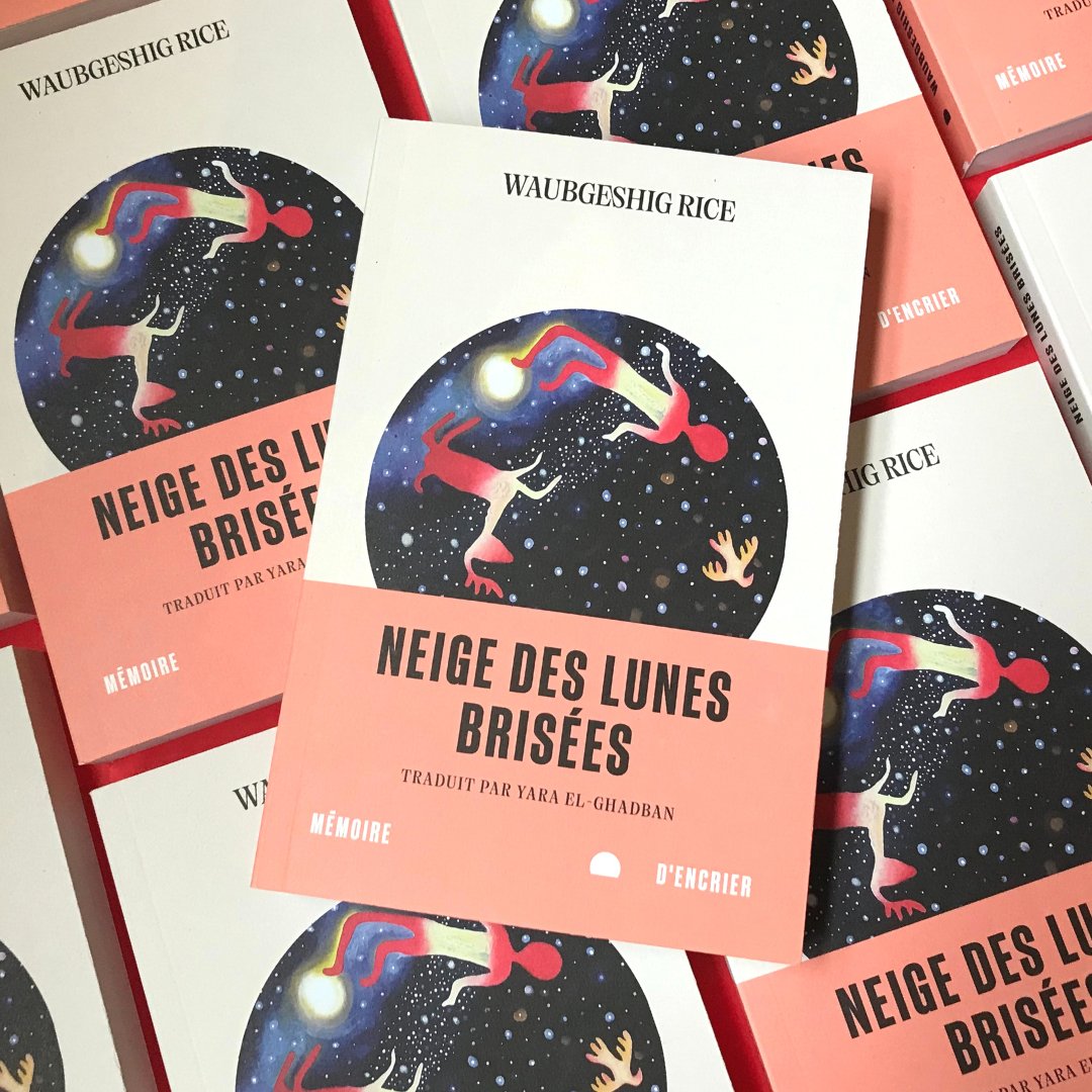 NEIGE DES LUNES BRISÉES de Waubgeshig Rice! À découvrir maintenant dans toutes les librairies: lbrs.ca/2mET9NNO #jelisautochtone #waubgeshigrice #litteratureautochtone #enjuinjelisautochtone