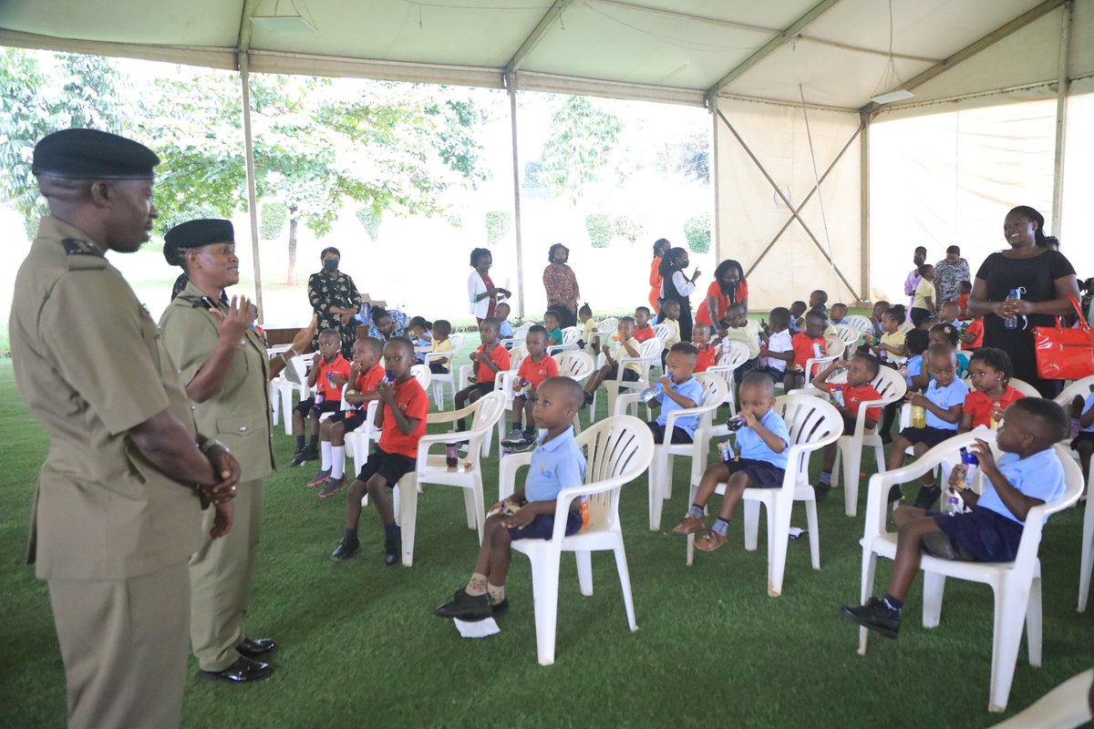 PoliceUg's tweet photo. the National Call Centre and The National Command &amp; Control Centre. 

The pupils were also given tips on how to respond to emergencies. 

They were received by Senior Superintendent of Police Emilian Kayima and The Deputy Police Spokesperson SSP @NabakkaClaire https://t.co/EmbGKlkL2R