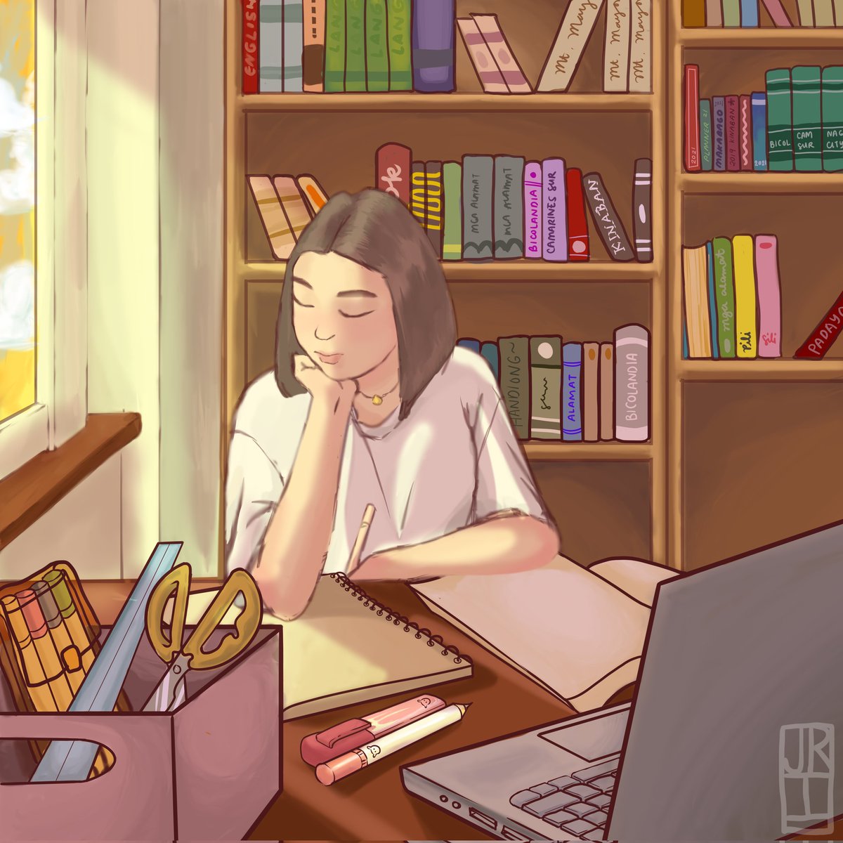 jzahndee's tweet photo. insta saw this first. char napost ko na ata ito dito? hindi pa ba? pero anyways hahahaha sobrang saya ko dito sa art na to kasi five hors ko to ginawa 🥴🙃
last na to promise (for tonights videyow)
#artph #digitalart #wacom #girl #lofi daw #studying #takingbreak #walanaakomasabi https://t.co/EwxB41wGUm
