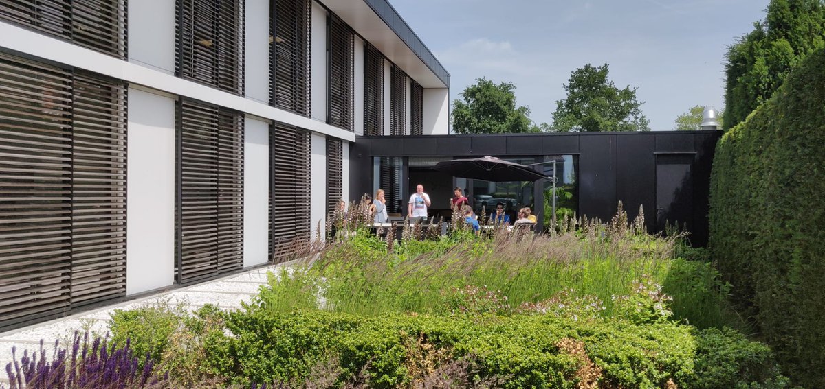 Sofics_team's tweet photo. 🆒 Another very cool day at the Sofics office! 🆒

It's cool working in our Almost Energy Neutral office building but we can still enjoy some icecream on the terrace as well! 🍦 https://t.co/om5nhK4hXE