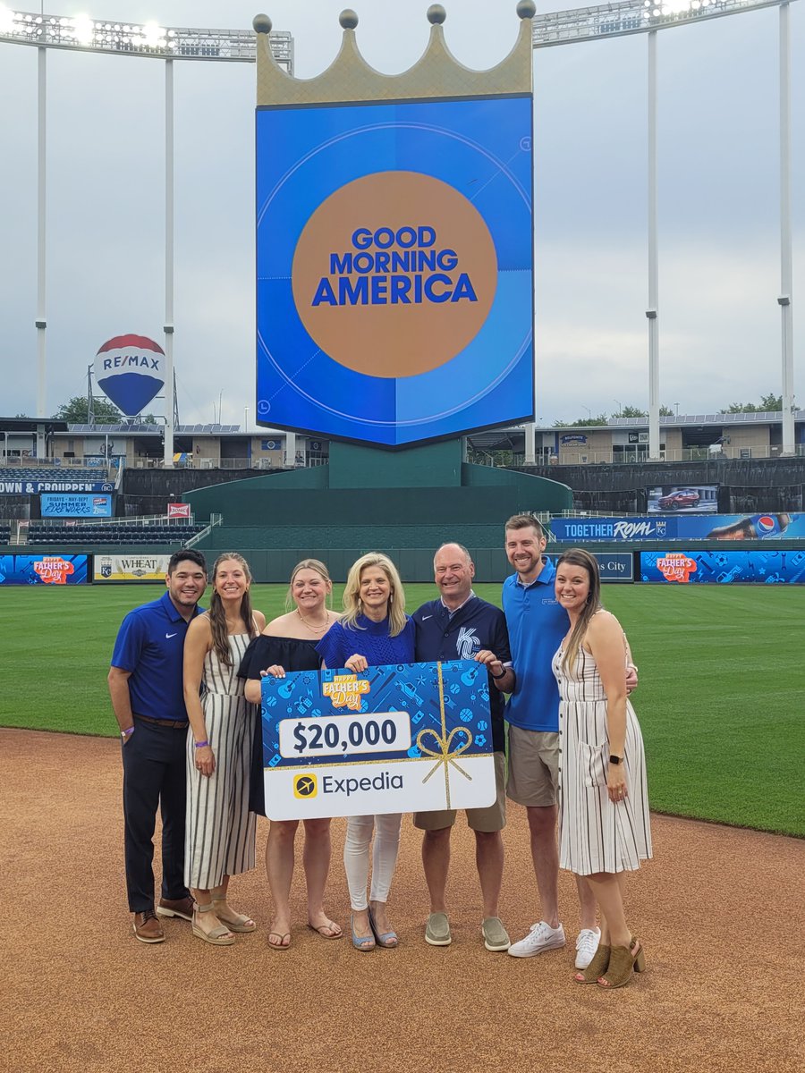 What a surprise for <a href="/RickZych/">Rick Zych</a> this morning!  Thank you <a href="/GMA/">Good Morning America</a> for making it a great Father's Day weekend!