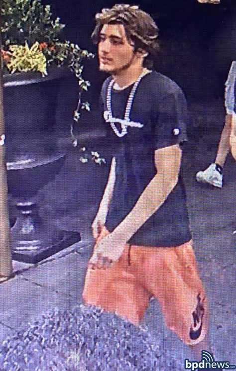 bostonpolice's tweet photo. BPD Community Alert: The Boston Police Department Seeks the Public’s Help to Identify a Suspect in Connection to an Aggravated Assault That Occurred During the Game 4 Celtics Watch Party https://t.co/q9O0uwWVZZ https://t.co/tqR7j13BvM