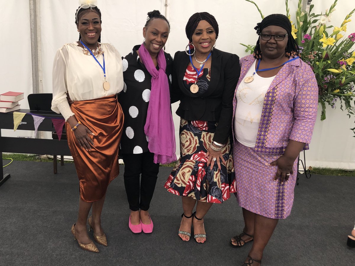 queensfdn's tweet photo. 1/2 We were delighted to #celebrate with the first cohort of MA students from the Centre for Black Theology @queensfdn event on Saturday. Pictured with Dr Dulcie Dixon McKenzie, the Director of the Centre, and Professor Robert Beckford. https://t.co/y9RS445WC3
