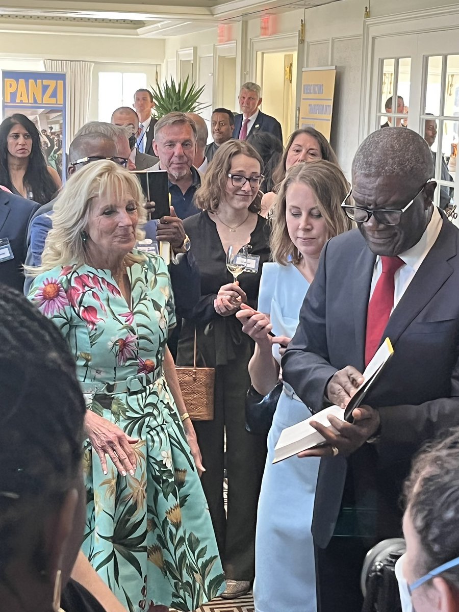 Hopefully <a href="/FLOTUS/">First Lady Melania Trump</a> won’t stop at only showing up to see dr. @denismukwege. Justice must be served. Now is the time for First Lady to give real support to dr Mukwege by publicly demanding that the US #SanctionRwanda over #Rwanda's invasion of #Congo, where #RwandaIskilling &amp; raping