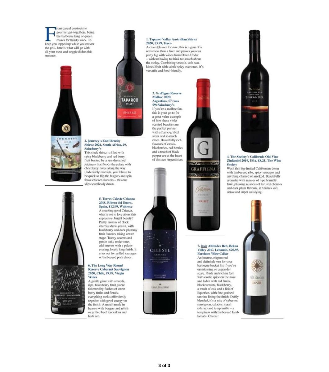 IXSIR Wine (@ixsirwine) on Twitter photo For our BBQ kings and queens! 🍷
- Featured on <a href="/herefordtimes/">Hereford Times</a> -
"Ixsir Altitudes Red (..) An intense, elegant red and definitely one for your barbecue bucket list if you're entertaining on a grander scale. (..) a temptress with barbecued lamb kebabs. Cheers!" For our BBQ kings and queens! 🍷
- Featured on <a href="/herefordtimes/">Hereford Times</a> -
"Ixsir Altitudes Red (..) An intense, elegant red and definitely one for your barbecue bucket list if you're entertaining on a grander scale. (..) a temptress with barbecued lamb kebabs. Cheers!"