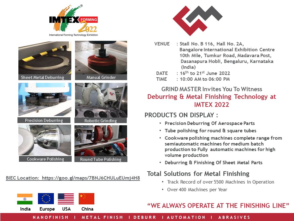 Grind Master Machines Pvt. Ltd. tweet media