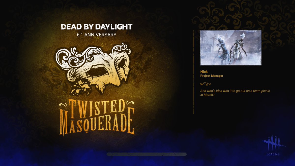 GameRaiderOffi1's tweet photo. 🎮For anyone who is a fan of #DBD It's the masquerade anniversary event! 🎉 And it is super super fun! ☣️#PS5Share, #DeadbyDaylight #GameRaider #SurvivalHorrorGaming https://t.co/34xPZKq29W