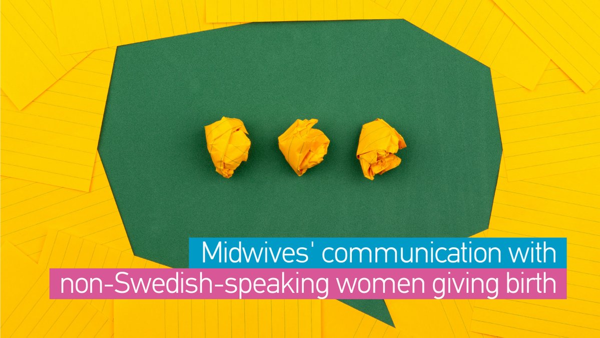 When women are #givingbirth, it is of the highest priority to improve communication between #midwives.
👉By <a href="/AnnaAkselsson/">Anna Akselsson</a> et al. 
At <a href="/EurJMidwifery/">European Journal of Midwifery</a> - <a href="/EurPublishing/">European Publishing</a> 
DOI: doi.org/10.18332/ejm/1… ||