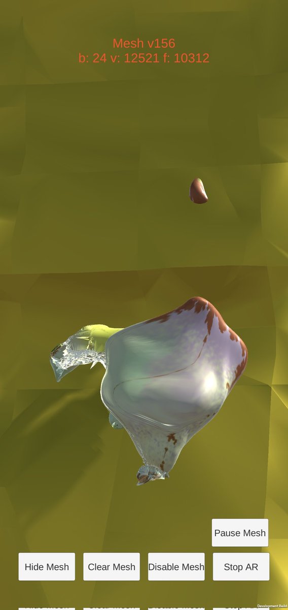 Gold Environment (2022) is an augmented reality application using DL to create specific meshes all over the real place.

#ai #ia #dl #deeplearning #machinelearning #augmentedrealityart #augmentedreality #ar #immersive #art #app #apps #digitalart #contemporaryart #VIRTUALREALITY