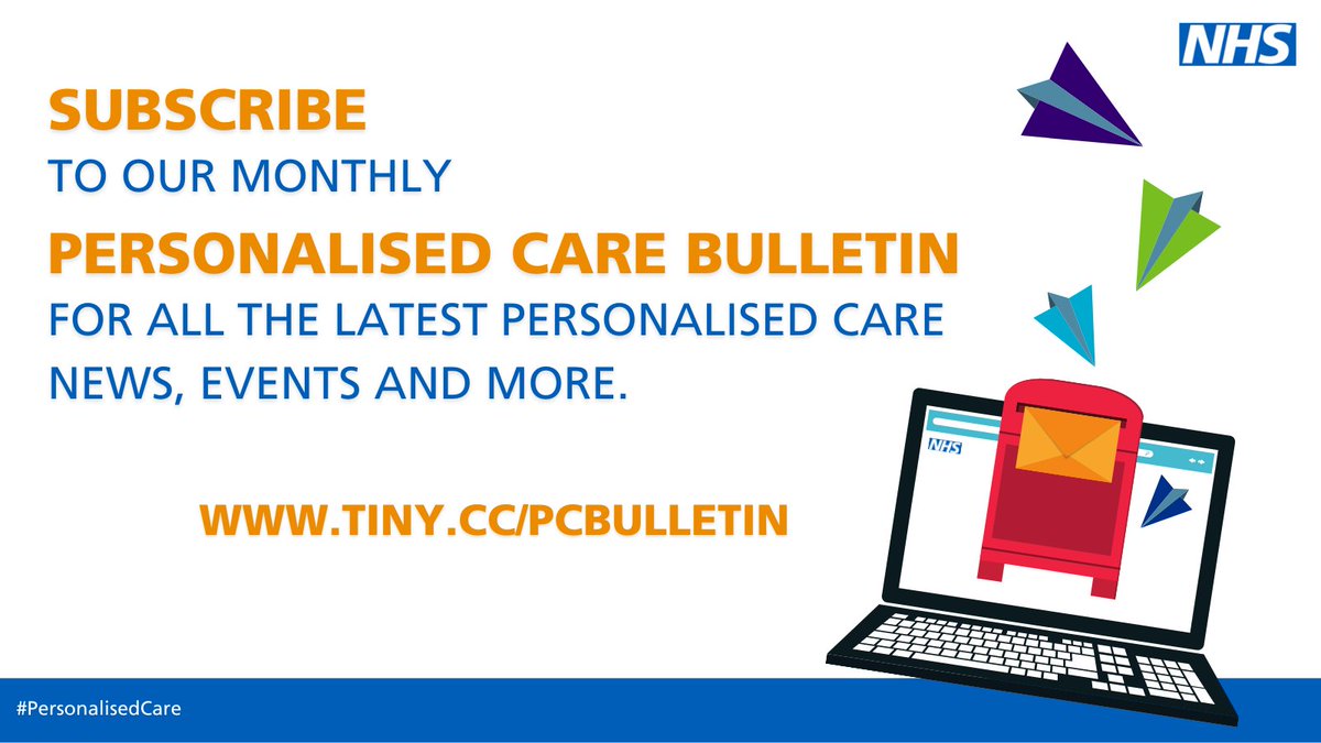 Want to know more about #PersonalisedCare?

Sign up to our monthly bulletin for information about new initiatives, guidance, events, training and support.

Visit tiny.cc/pcbulletin to sign up to the mailing list.