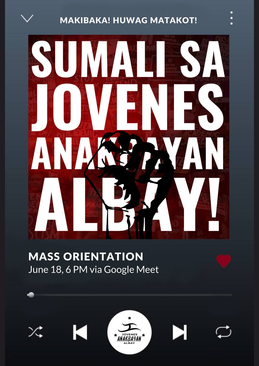 Jovenes Anakbayan Albay tweet media