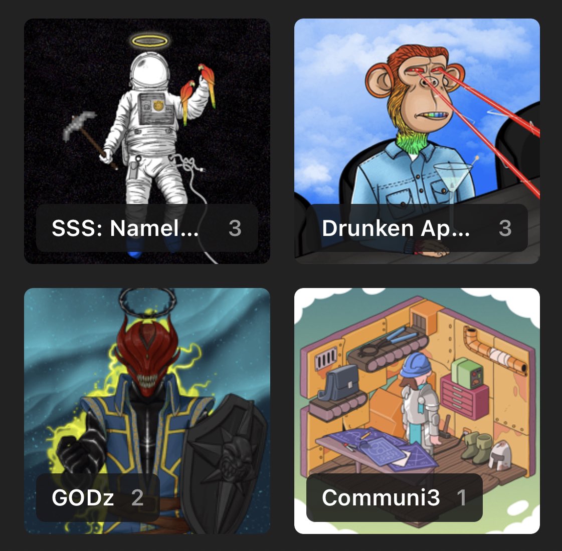 Winto_io's tweet photo. Our MVP launch next week will be lit af🔥 

🏆 Anon, are you ready to win?
1x @communi3_io 
3x @nft_godz 
3x @DrunkenApeSC 
3x @SecretSpaceSoc1 

Exclusively for Winto fam😎

Mint to get a chance: https://t.co/ZbgxXky2Ky

#NFTraffle #NFTGiveaway #raffle2earn https://t.co/7mCTIxPEZx