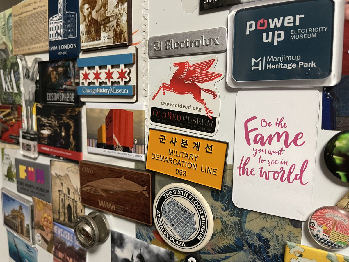 SeeBell's tweet photo. Home and Famous Sharron has gone straight to the fridge door and joined the museum magnets #AMaGA2022 https://t.co/rQvrk7cJUR