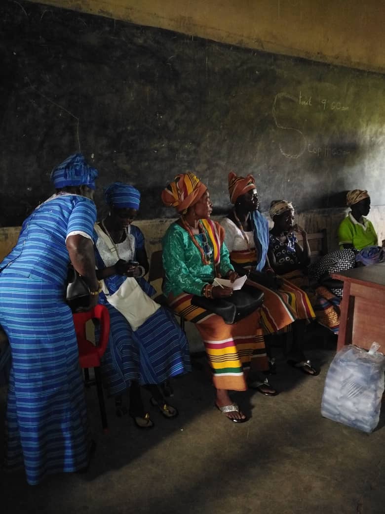 Codac_gh's tweet photo. When women are together with a common goal,the society is seen as one💪 .Bongo Queen mothers will not stop to amaze CODAC and Plan International Ghana on our quest to achieve the goal of the Women's Voice and Leadership in Ghana(WVL) project.
#school visits by QMs.
#WVL💪
#CODAC https://t.co/pxtRWi1ctz