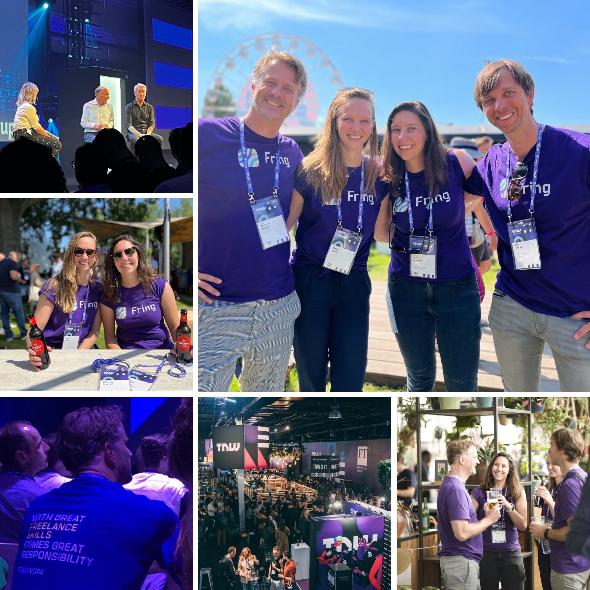 We had a blast at <a href="/thenextweb/">TNW</a>!
🤝 Met some great people
🤓 Saw the inventor of the Web
🍻 Had a few drinks

Did you see us at the event, but didn't get a chance to talk to us about the future of freelancing? Reach out to us via our website 👉bit.ly/3N0Gi2J
#tnwconference