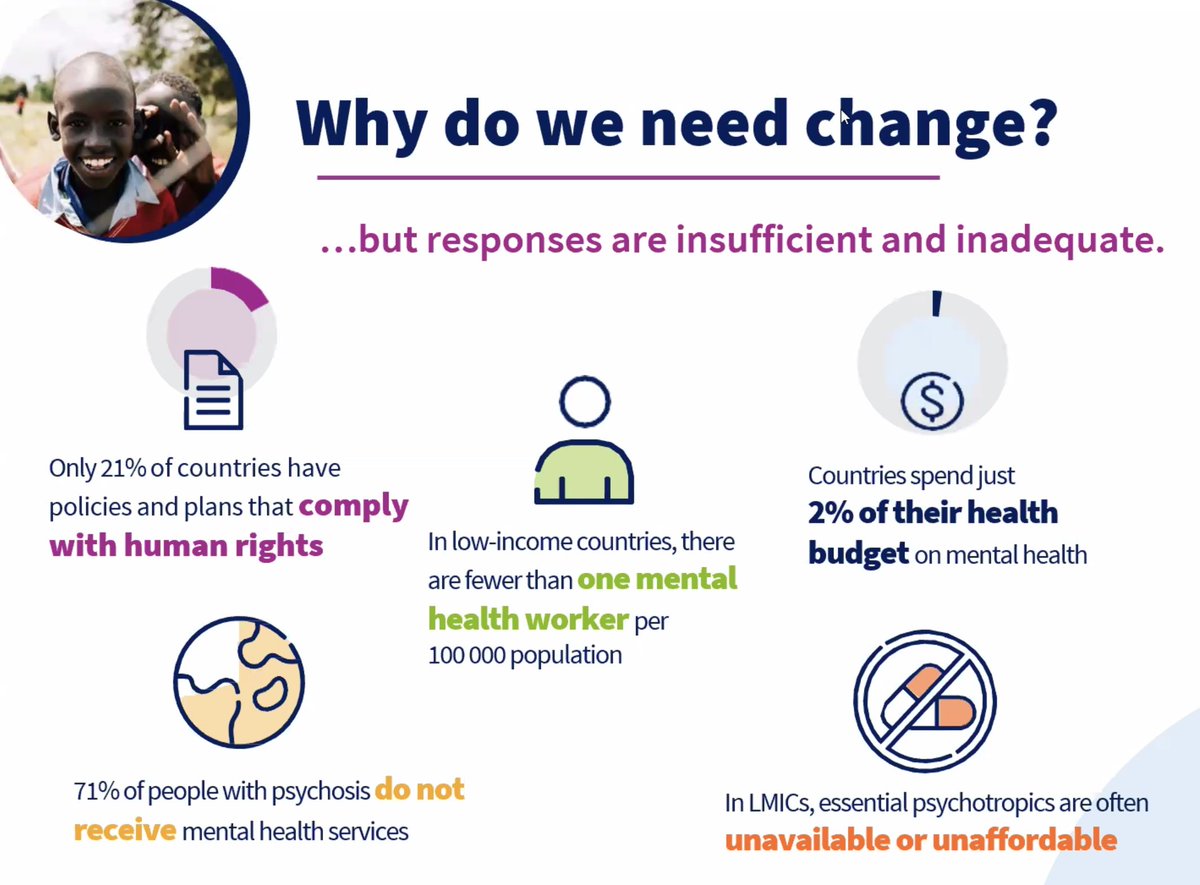 MHInnovation's tweet photo. The @WHO have launched the World Mental Health Report. It urges mental health decision makers &amp; advocates to step up commitment &amp; action to change attitudes, actions &amp; approaches to mental health care
#WorldMentalHealthReport 
https://t.co/YVvfzNw93N https://t.co/g6R1FI2bQJ