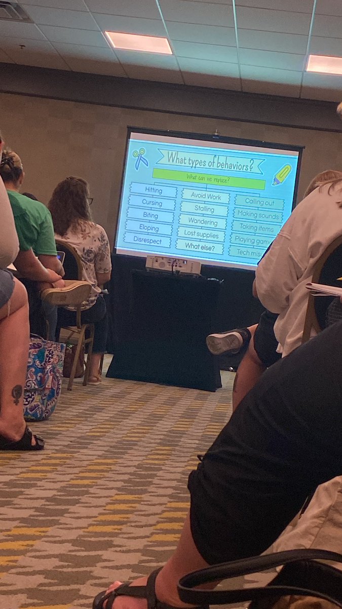 Learning how to better support our students. #ReplacementBehaviors