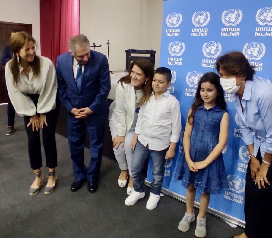 LeniStenseth's tweet photo. The amazing technology lab in our new trilingual @unrwa school in Lebanon promotes access to digital learning for Palestine refugee children. At the inauguration today, the students and I thanked 🇺🇸, 🇫🇷, 🇵🇸 for their contribution to the school #unrwamatters https://t.co/xFj9Rbb4Iv