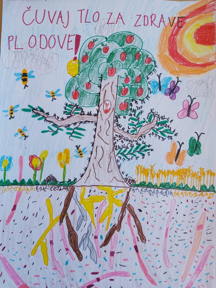 exhibitSaveSoil's tweet photo. Wow, what a wonderful selection of #SaveSoil #Spasimotlo illustrations by the pupils of Osnovna škola Beletinec in Croatia!
In case you were in any doubt about the importance of soil to life on this planet, please take a look at these powerful images. #ExhibitSaveSoil (1/3) https://t.co/mQxkhqAn1Y
