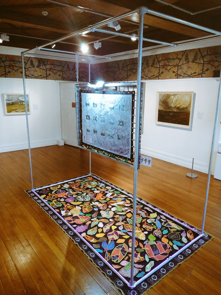 jamesfoxtextile's tweet photo. My exhibition 
SOMETHING IN COMMON starts today @lakelandarts Blackwell Arts and Craft House
#WhoOwnsEngland
@Right_2Roam https://t.co/Ib2K5gK7Pi