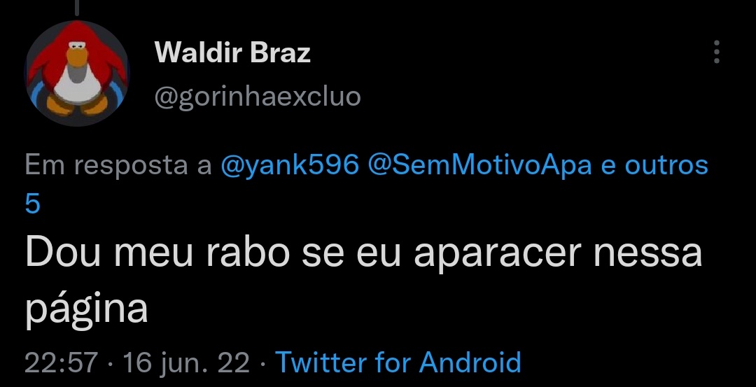 SemMotivoApa's tweet photo. Fiz questão de postar até no horário errado só para ocorrer esse fato https://t.co/5rN4swbbs9