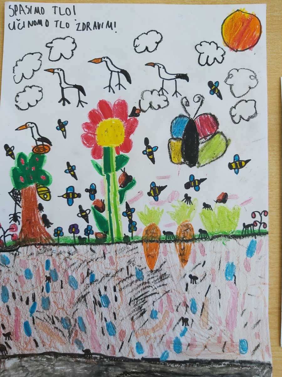 exhibitSaveSoil's tweet photo. Wow, what a wonderful selection of #SaveSoil #Spasimotlo illustrations by the pupils of Osnovna škola Beletinec in Croatia!
In case you were in any doubt about the importance of soil to life on this planet, please take a look at these powerful images. #ExhibitSaveSoil (1/3) https://t.co/mQxkhqAn1Y