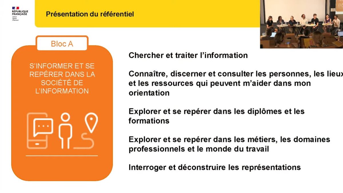 DimitriSydor's tweet photo. 3 blocs de compétences à s'orienter constituent le #Referentiel Avenir(s) : 
✅ s'informer et se repérer dans la société d'#information 
✅ se découvrir et cultiver ses #ambitions
✅ se construire et se projeter dans un monde incertain 
@Onisep @acnancymetz @ProjetAILES @___FAB_ https://t.co/1e5zFLC7pf