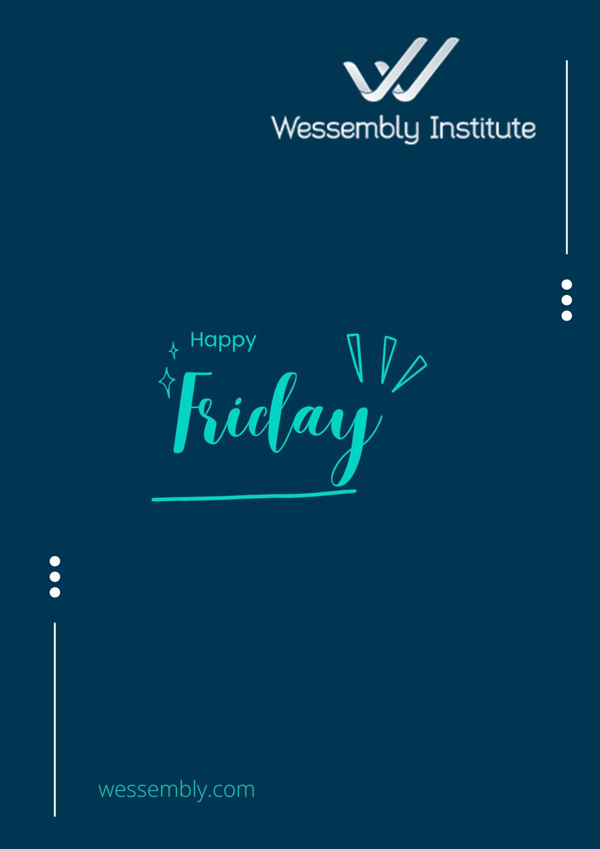 i_wessembly's tweet photo. Friday is my second F word. Food is the first. Tell us yours.
#wessembly #friday #nigeria #onlinelearning https://t.co/m42b6awvUr