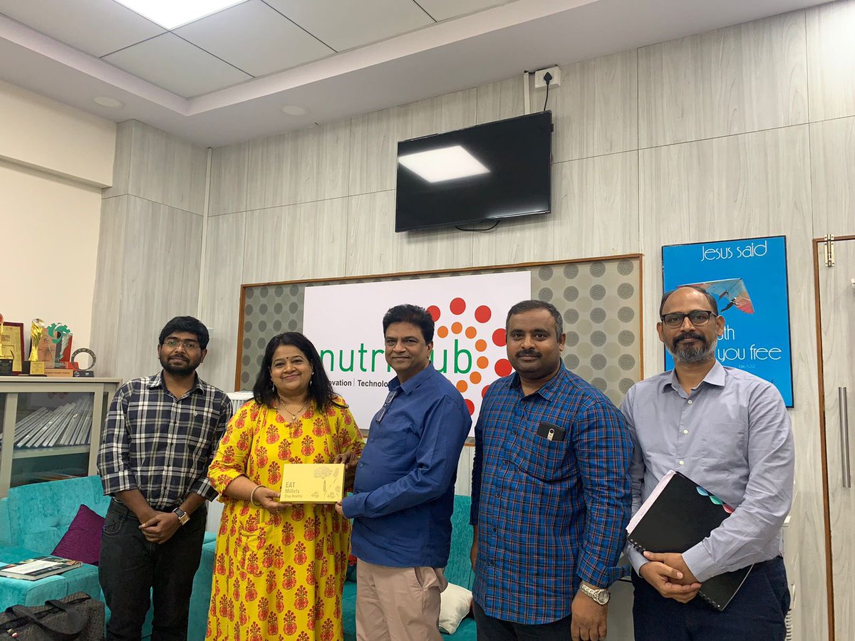 Magical Millets! Delighted to share starting soon #Nutrihub outreach  Center <a href="/Maharashtra/">Maharashtra🇮🇳</a>, millet-hub,empowering farmers promoting nutritious millets #IIMR #ICMAR #Incubation #startupindia  <a href="/narendramodi/">Narendra Modi</a> <a href="/PMOIndia/">PMO India</a> <a href="/DR_DAYAKARRAO/">Dr Dayakar Rao CEO, Nutrihub, ICAR-IIMR</a> <a href="/nstomar/">Narendra Singh Tomar</a> <a href="/OfficeofUT/">Office of Uddhav Thackeray</a> <a href="/AjitPawarSpeaks/">Ajit Pawar</a> <a href="/AUThackeray/">Aaditya Thackeray</a>