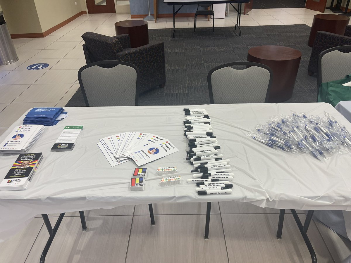 TracyFuentes17's tweet photo. Off to a great morning at @aimsnetwork Summer Splash! Thank you to our sponsorsβ¦come check out the great PBIS information we have available from @PBISRewards
#AIMSSummerSplash2022 https://t.co/639kVQMsgo