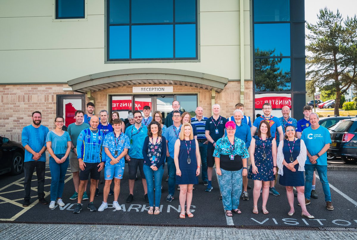 Here's just a handful of our staff members taking part in #WearItBlue this #MensHealthWeek 💙 #ShowUsYourBlue