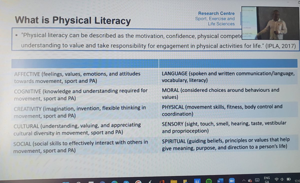 HCPA11's tweet photo. Professor Michael Duncan of @CovUni_SELS spoke to the HCPA about screening and monitoring competence and #physicalliteracy in children. Functional movement skills taught at a young age improves participation in #Sport and #activity in the long-term. https://t.co/SY9aiMnYwe
