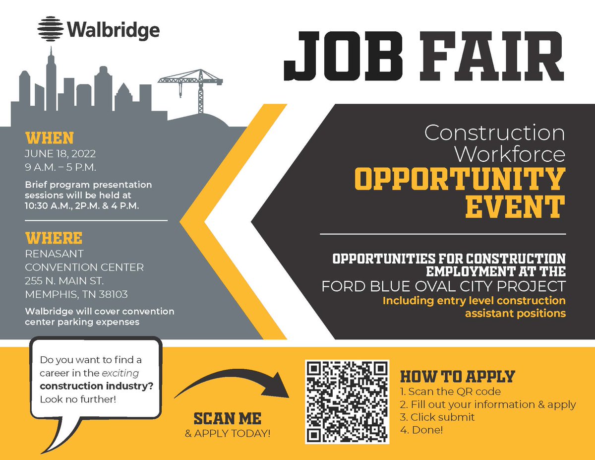 Don't miss this opportunity of a lifetime!  Ford Blue Oval City Project JOB FAIR, Saturday, June 18. <a href="/Ford/">Ford Motor Company</a> <a href="/fordblueoval/">charles inman</a>