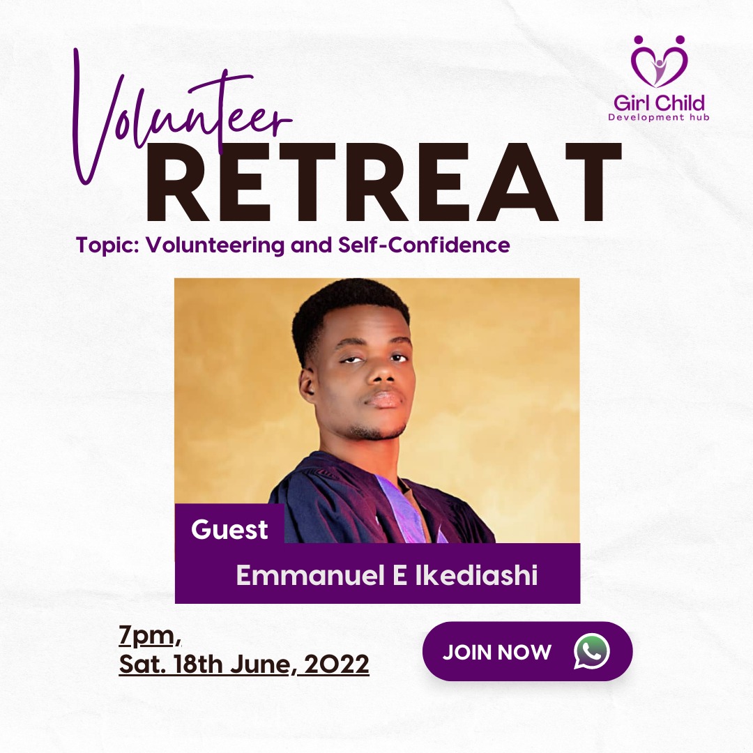 thegleanetwork's tweet photo. Tomorrow, we will be having Mr. Emmanuel Ikediashi speak to us on volunteering and self-confidence.
In as much as we give back to the society, we also invest in ourselves.
We can't wait to have him on board💃💃
#volunteerism #selfconfidence #Gcdh https://t.co/PdJ5WJoVGM