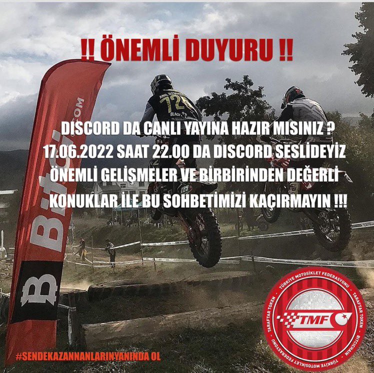 kriptoman0's tweet photo. ✈️✈️✈️Tmft token globale açıllıyor. Birbirinden değerli konuklar ile İlk global listelemenin ve sürpriz gelişmelerin konuşulduğu discord sohbetine davetlisiniz 🏍 alarmlarınızı kurun , saat 22:00 tmft discord kanalındayız 📢 @bitcicom @bcagdascaglar
https://t.co/yTOHXZKtYo https://t.co/DR9dGLpDkI