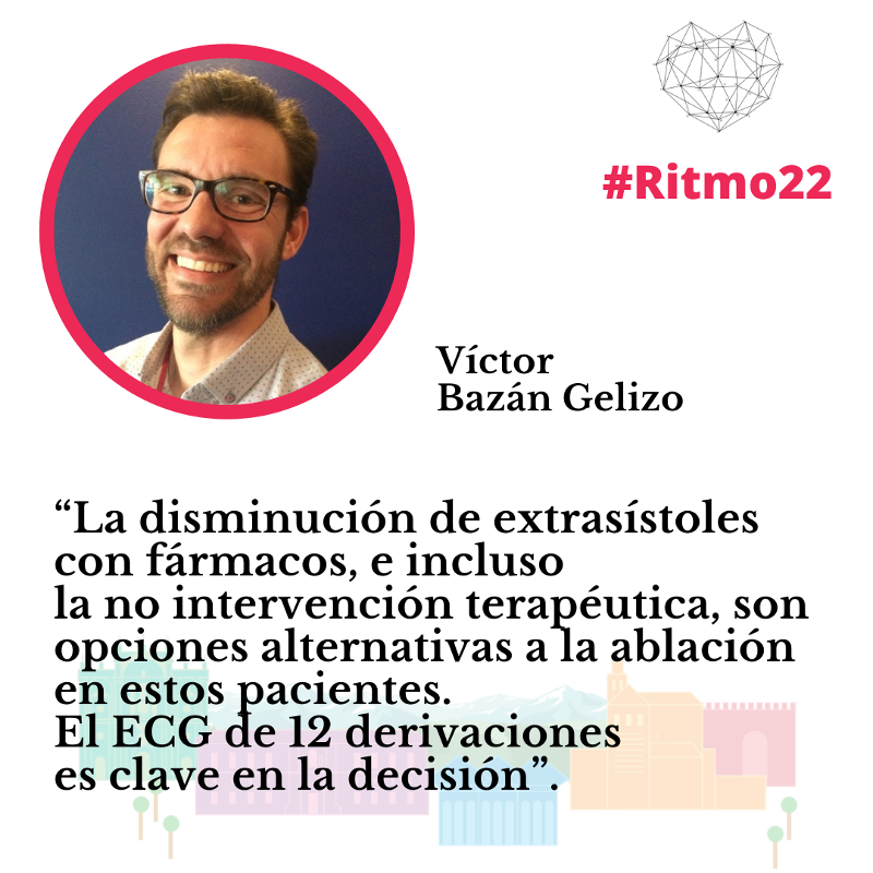 secardiologia's tweet photo. Más debate en #Ritmo22: ¿fármacos o ablación de primera línea en extrasistolia ventricular asintomática de alta densidad y FEVI normal?
@VictorBazanG argumenta a favor de fármacos. https://t.co/ounYso61Ya