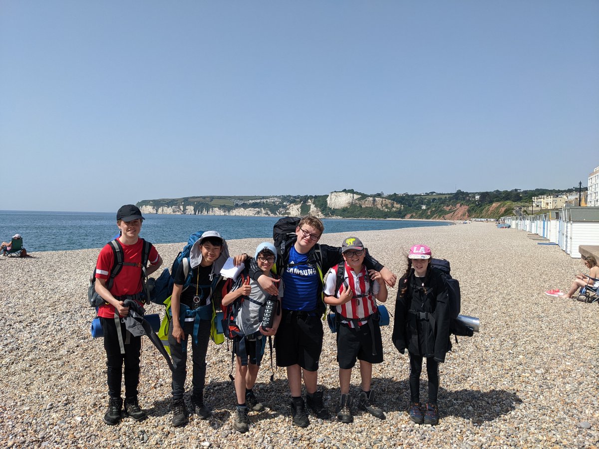 IscaExeter's tweet photo. More Isca Year 9s have completed their qualifying expeditions this week for their Bronze level Duke of Edinburgh award.
Well done to all for meeting the challenge of the weather today, we hope there were some cooling breezes coming off the coast for you all!
@TedWraggTrust @DofE https://t.co/nj8M7AjoP4