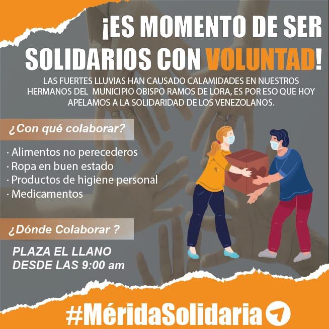 GinneUzcategui's tweet photo. Hoy continuamos recibiendo donativos para nuestra gente de la panamericana #MeridaSolidaria estamos en la plaza el llano https://t.co/F2KRwJHbOo