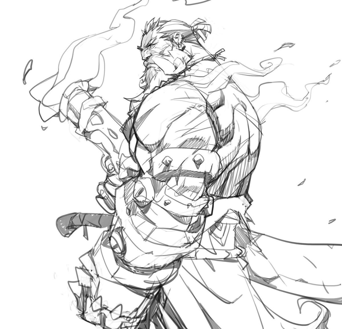 Gangplank #ruinedking #sketch #characterart 