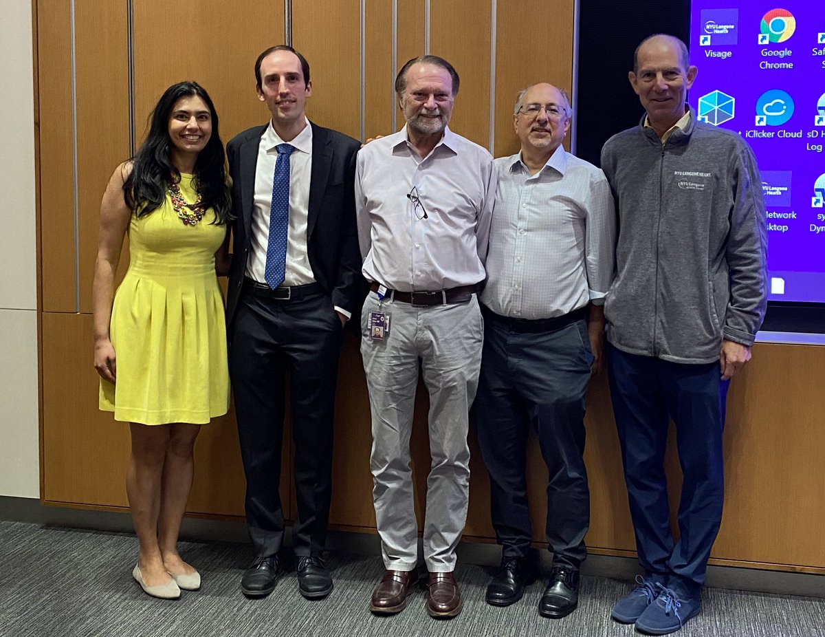 Our very own Nat Smilowitz delivered the 3rd annual NYU Cardiology Steve Sedlis Memorial Lecture on INOCA and micro vascular coronary disease. Steve would be so proud of his former mentee and colleague and so am I.