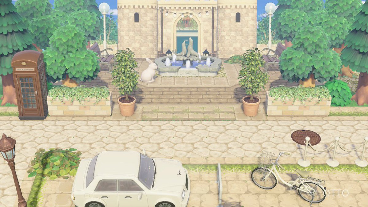 honochan___gnk's tweet photo. ･
博物館のエントランスと隣のアトリエ🌳
アトリエでは水彩画体験もできるかも◎

#AnimalCrossingNewHorizons 
#ACNH #あつまれどうぶつの森 https://t.co/xc4pJHwLzE