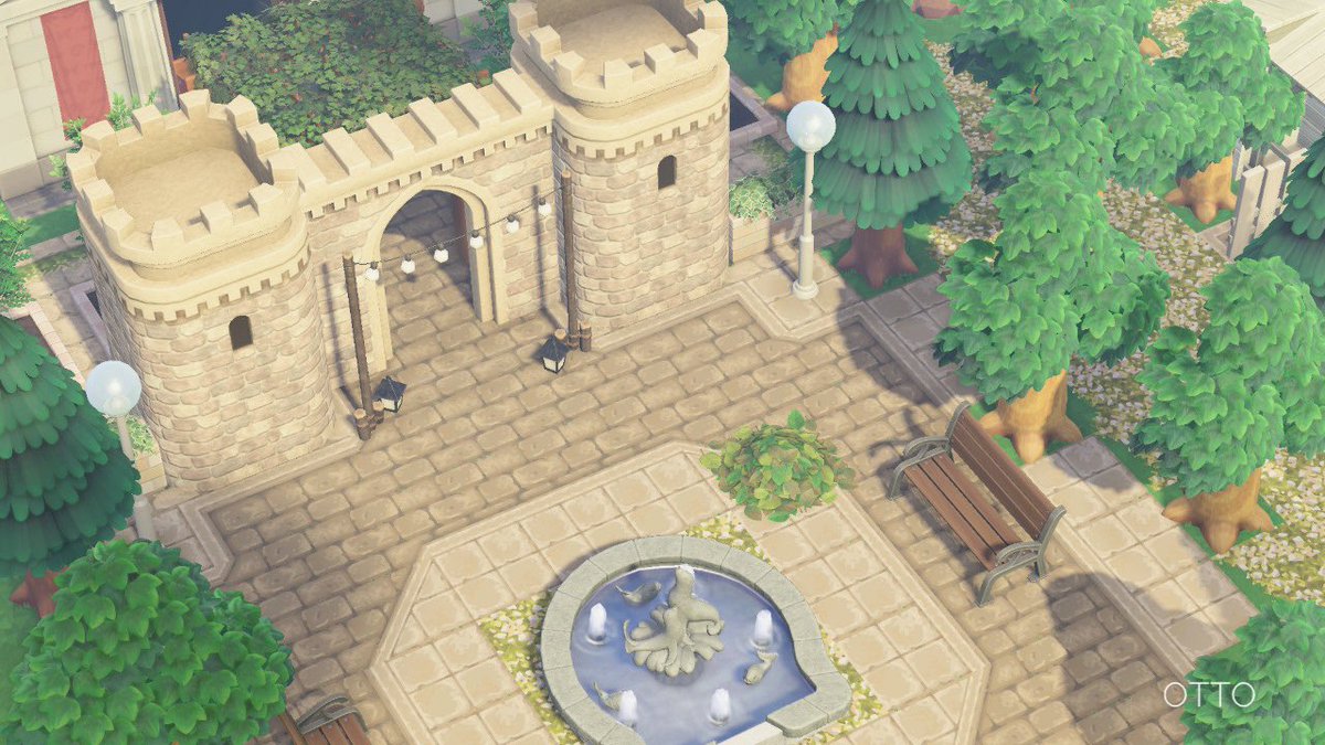honochan___gnk's tweet photo. ･
博物館のエントランスと隣のアトリエ🌳
アトリエでは水彩画体験もできるかも◎

#AnimalCrossingNewHorizons 
#ACNH #あつまれどうぶつの森 https://t.co/xc4pJHwLzE