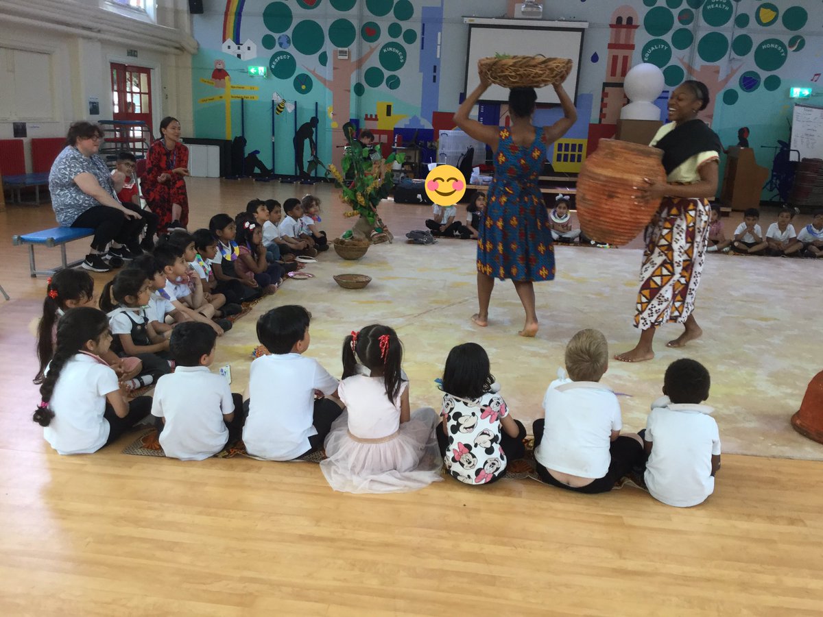 MrsLeeSpencer2's tweet photo. We thoroughly enjoyed the performance of Handa’s Surprise today. @MrsLeeSpencer2 @MissChick14 @RecBps @BirchfieldsPS https://t.co/9kaUsXTpy1