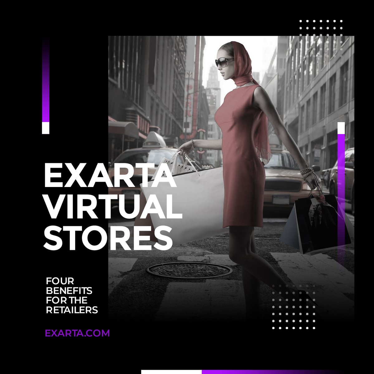 ExartaOfficial's tweet image. Read out the four ways how Exarta Virtual stores will benefit the retailers👇
.
.
.
#virtualstores #exartametaverse #shoppinginmetaverse #landsales #ecommercemetaverse