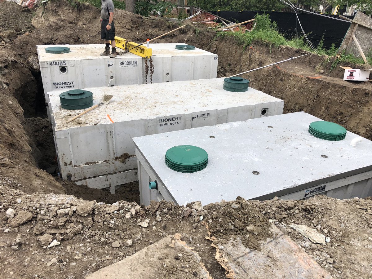 Installing a BIONEST in Markham today. 

One of the many tertiary systems Brooklin Concrete Products Corp offers. 

No matter what you’re requirements are, Brooklin has a solution.