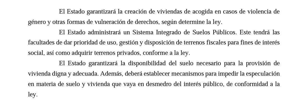 Derecho Fácil (@derecho__facil) on Twitter photo 📌 Hablemos sobre el DERECHO A LA VIVIENDA. 
¿Es verdad que en el borrador de nueva Constitución se prohibirá tener dos o más inmuebles y/o viviendas? 
FALSO. En ninguna parte del borrador se indica un límite al acceso a los inmuebles. Les dejo el artículo: 📌 Hablemos sobre el DERECHO A LA VIVIENDA. 
¿Es verdad que en el borrador de nueva Constitución se prohibirá tener dos o más inmuebles y/o viviendas? 
FALSO. En ninguna parte del borrador se indica un límite al acceso a los inmuebles. Les dejo el artículo: