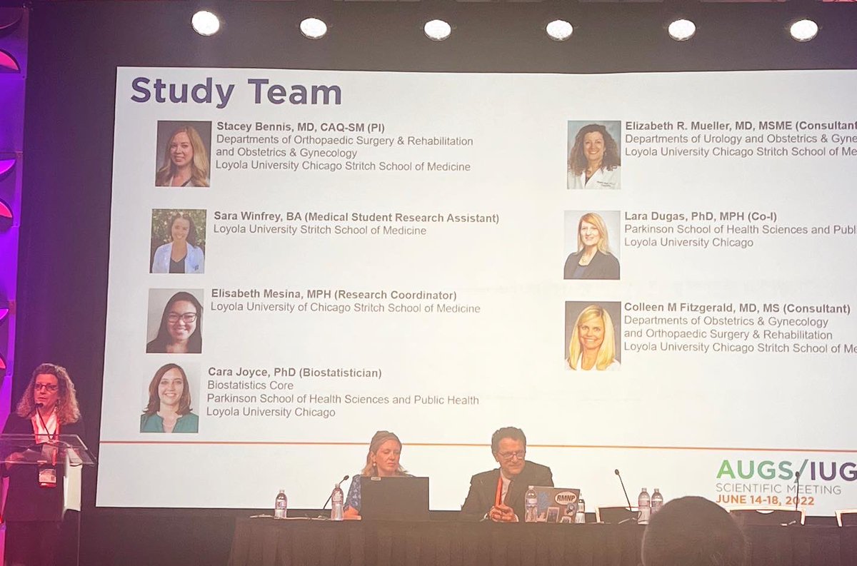 Loyola Urogyn Fellowship (@loyolaurogyn) on Twitter photo Dr. Mueller presenting on behalf of Dr. Bennis on the Toileting Behavior and LUTS in Young Female Athletes. #LoyolaFPMRS #teamwork <a href="/BethMuellerMD/">Elizabeth R. Mueller</a> @LUMCObGyn Dr. Mueller presenting on behalf of Dr. Bennis on the Toileting Behavior and LUTS in Young Female Athletes. #LoyolaFPMRS #teamwork <a href="/BethMuellerMD/">Elizabeth R. Mueller</a> @LUMCObGyn