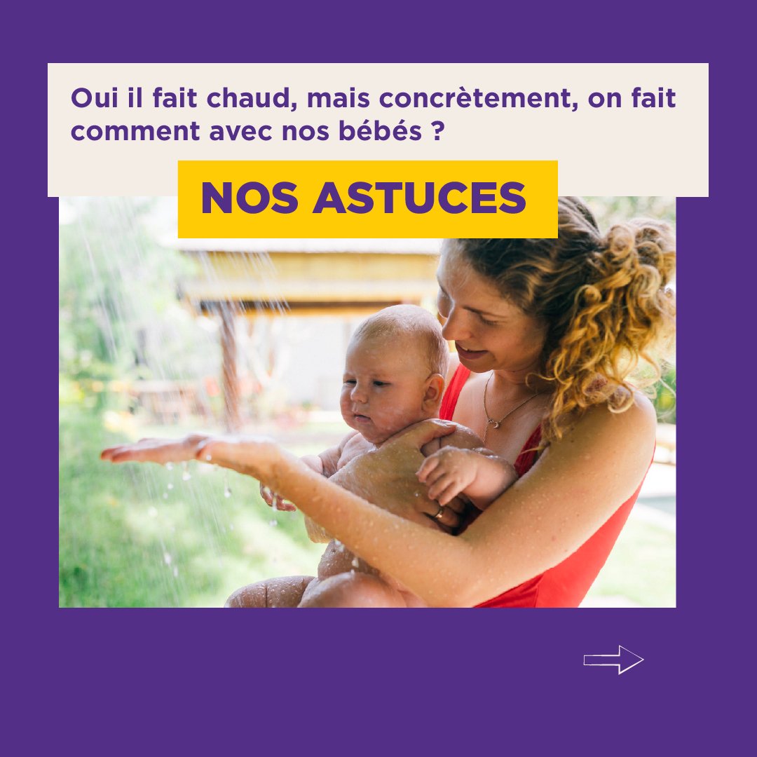 MytibooFR's tweet photo. Aujourd’hui il fait chaud, et il va faire encore plus chaud ce week-end 🥵 On vous donne quelques astuces pour garder bébé au frais. N’oubliez pas de faire attention à vous aussi et de vous hydrater 🫠

#Mytiboo #PetiteEnfance #Canicule #Parentalité #Bébé https://t.co/ZaPUaML2rr
