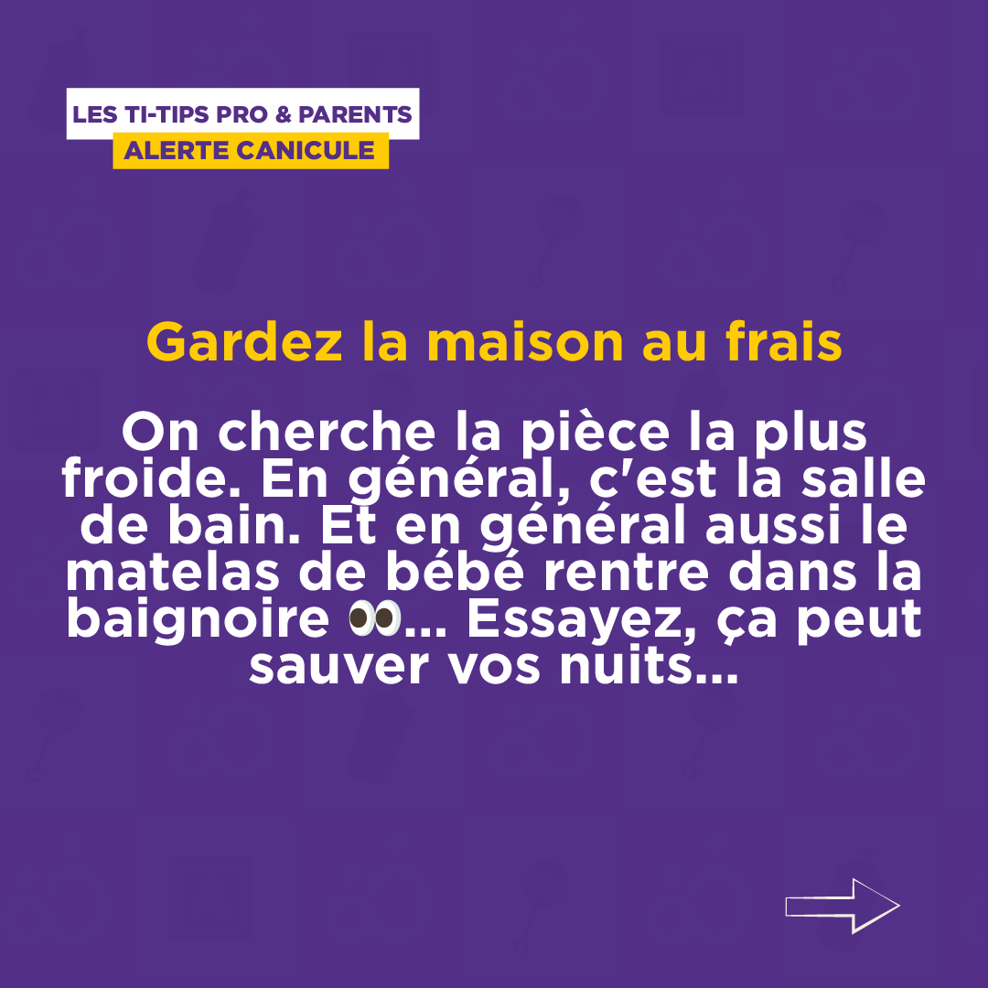 MytibooFR's tweet photo. Aujourd’hui il fait chaud, et il va faire encore plus chaud ce week-end 🥵 On vous donne quelques astuces pour garder bébé au frais. N’oubliez pas de faire attention à vous aussi et de vous hydrater 🫠

#Mytiboo #PetiteEnfance #Canicule #Parentalité #Bébé https://t.co/ZaPUaML2rr