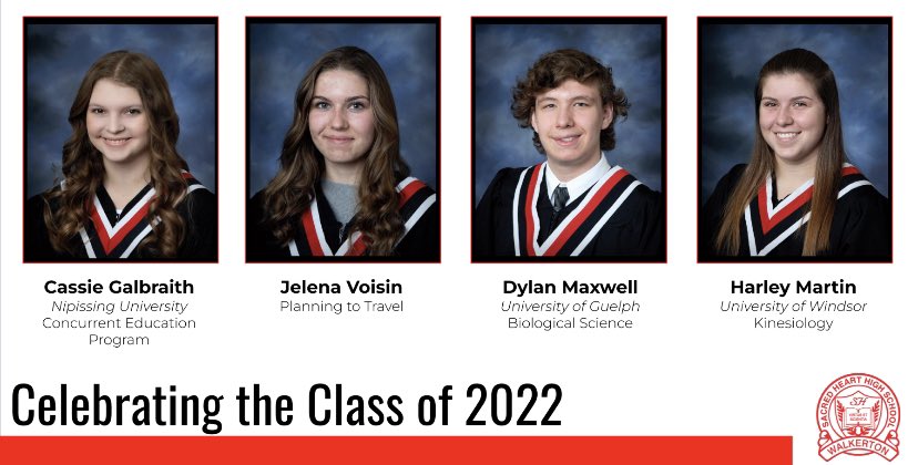 We recognize the hard work and determination of our Sacred Heart grads. Congratulations Class of 2022!